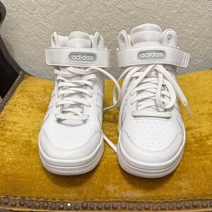 Adidas High-Top White Sneakers